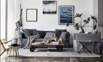 industrial-living-room-design-with-photographs-of-nature