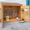 Wooden-bicycle-shed