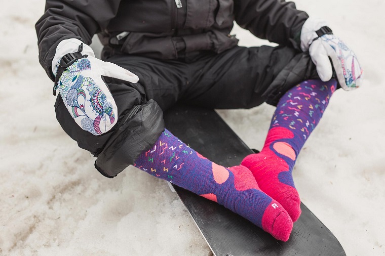 Snowboard socks