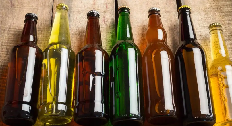 Different kinds of homebrew bottles
