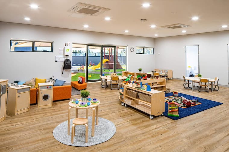 Laminate childcare centre flooring