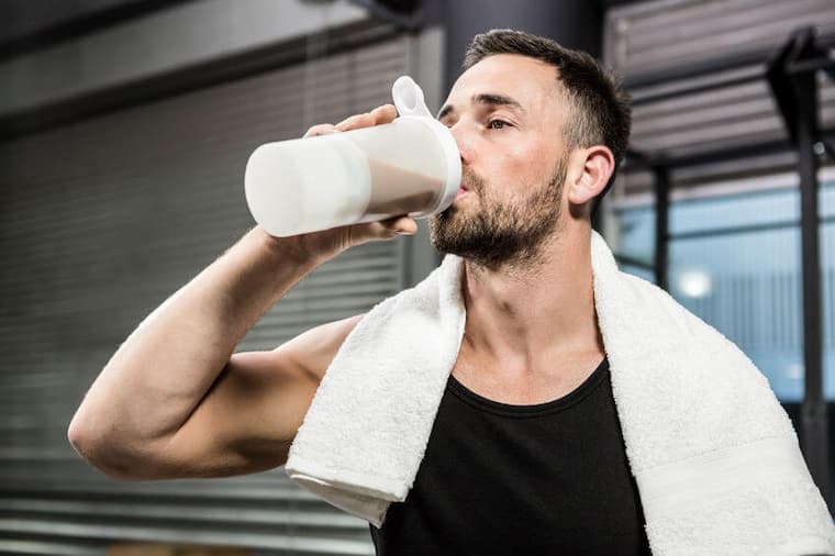 White Protein Shaker