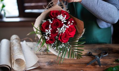 Red roses for Valentine's Day