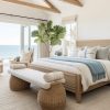 coastal style bedroom with the look from the sea