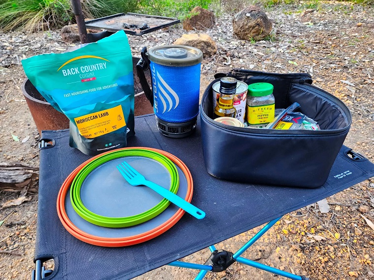 Camping food